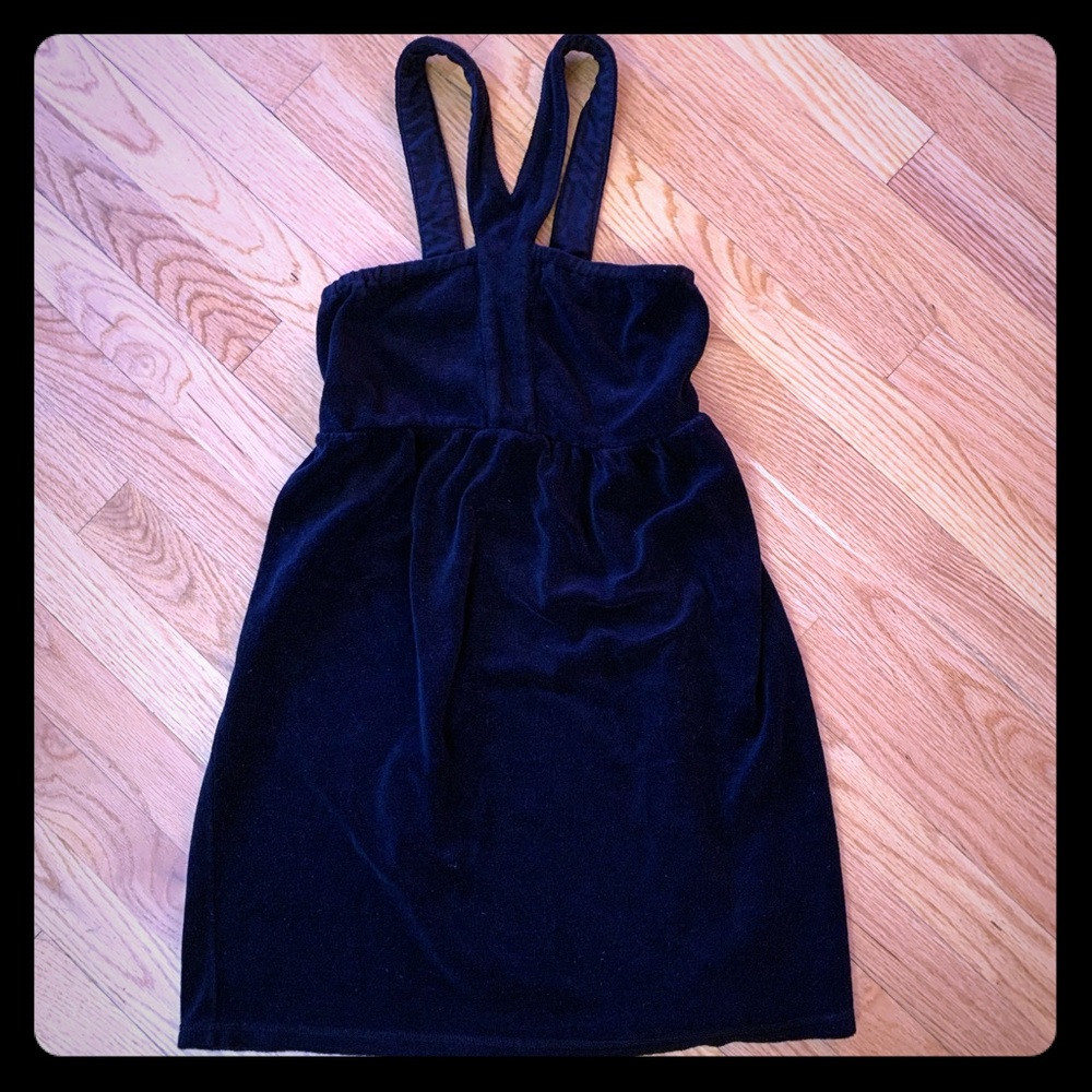 Juicy Couture Black Terry Short Summer Dress